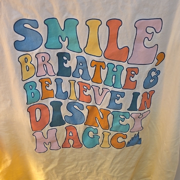Disney Women's Believe In Disney Magic Tank Top Size Small - Picture 4 of 4